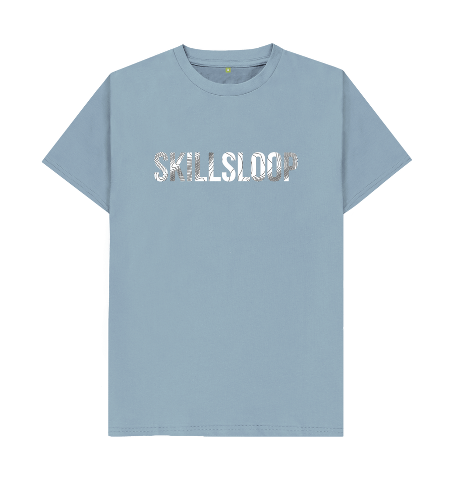 Stone Blue Mens topography T-shirt (various colours).