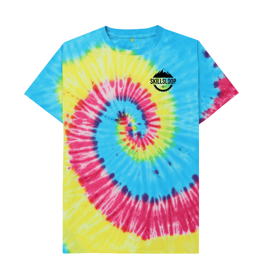 Tie Dye Mens casual Skills T-shirt (various colours)